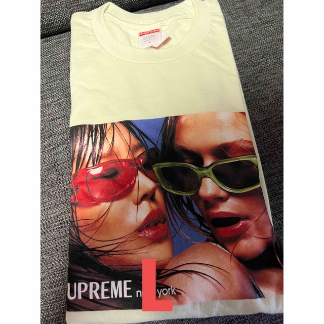 Supreme Eyewear Tee Pale Green L - Tシャツ/カットソー(半袖/袖なし)