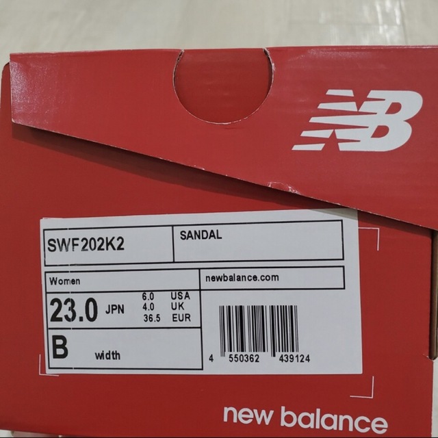 New Balance(ニューバランス)の新品 NEW BALANCE ロゴ スポーツ サンダル サイズ 23cm レディースの靴/シューズ(サンダル)の商品写真