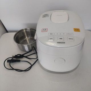 山善 - ヤマゼン 糖質カット炊飯器 YJF-M30CC（W） 2019年製