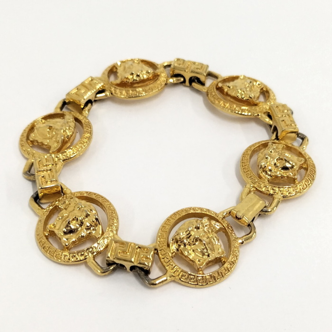 VERSACE - VERSACE ブレスレット メデューサ メッキ ゴールドの VERSACE - VERSACE ブレスレット メデューサ メッキ ゴールドの