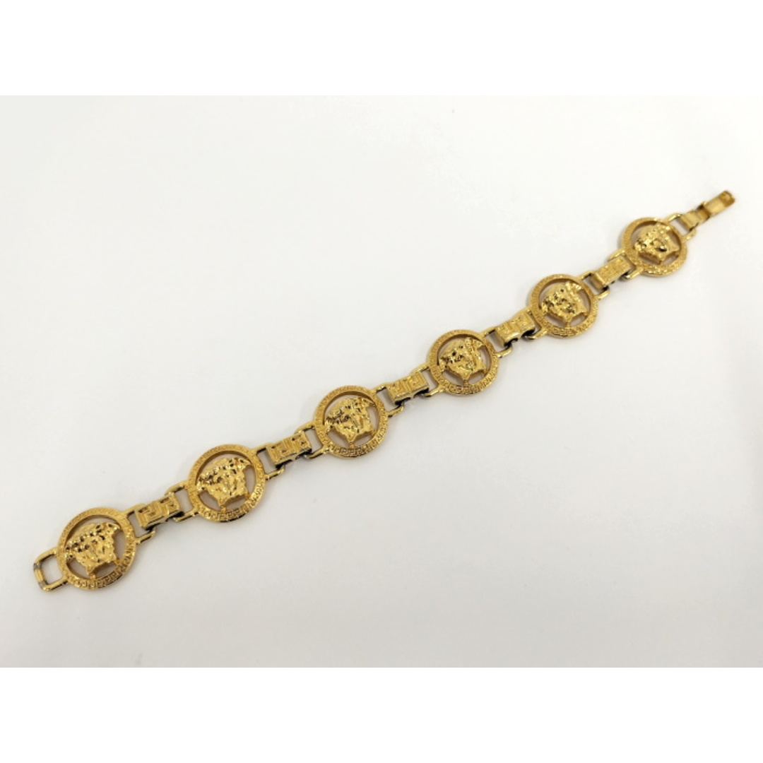 VERSACE - VERSACE ブレスレット メデューサ メッキ ゴールドの VERSACE - VERSACE ブレスレット メデューサ メッキ ゴールドの