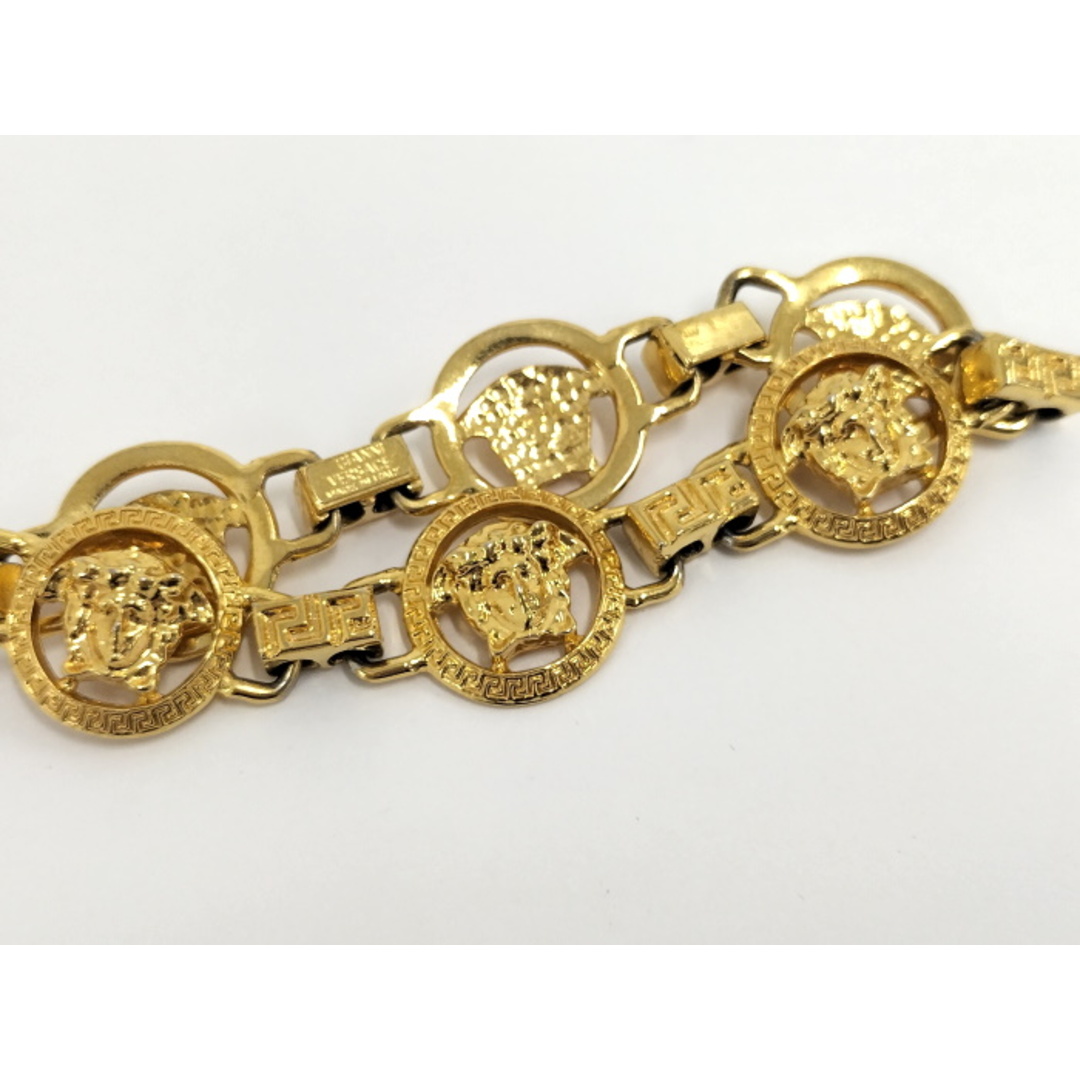 VERSACE - VERSACE ブレスレット メデューサ メッキ ゴールドの VERSACE - VERSACE ブレスレット メデューサ メッキ ゴールドの
