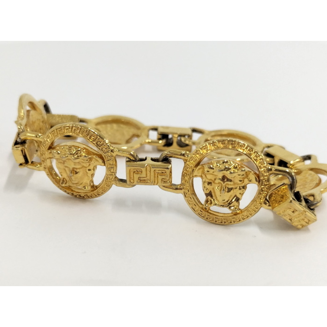 VERSACE - VERSACE ブレスレット メデューサ メッキ ゴールドの VERSACE - VERSACE ブレスレット メデューサ メッキ ゴールドの