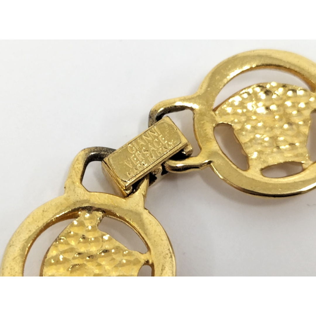 VERSACE - VERSACE ブレスレット メデューサ メッキ ゴールドの VERSACE - VERSACE ブレスレット メデューサ メッキ ゴールドの