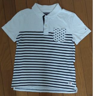 トミーヒルフィガー(TOMMY HILFIGER)のTOMMY HILFIGER ポロシャツ ボーダー 星 140 Tシャツ(Tシャツ/カットソー)