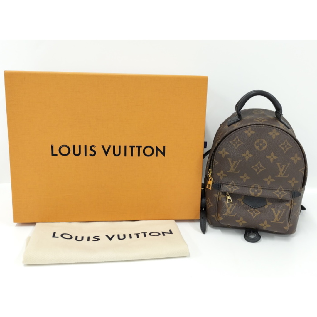 ルイ・ヴィトン Louis Vuitton パームスプリングス バックパック MINI リュック M21060 ネイビー ゴールド金具 未使用品