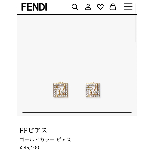 アクセサリーフェンディ＊ピアス