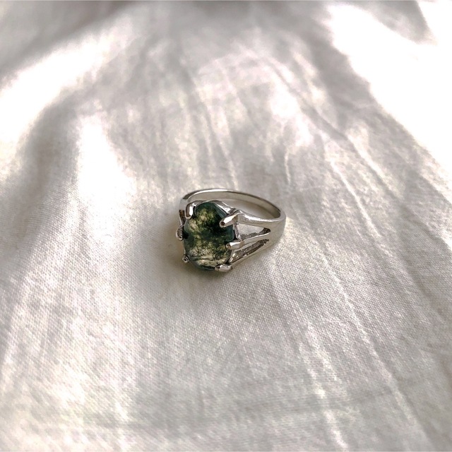 Ameri VINTAGE(アメリヴィンテージ)の❁ Vintage rétro natural stone ring #13 レディースのアクセサリー(リング(指輪))の商品写真