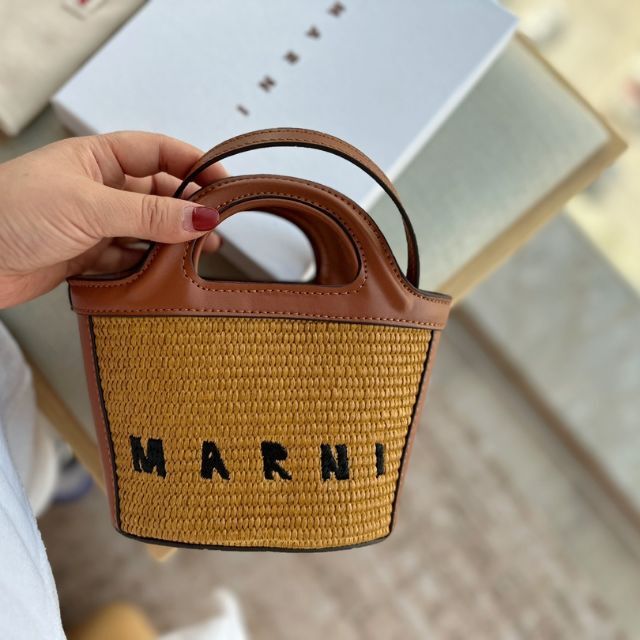 MARNI マルニトロピカリア マイクロ ミニ カゴ バッグ 品質検査済