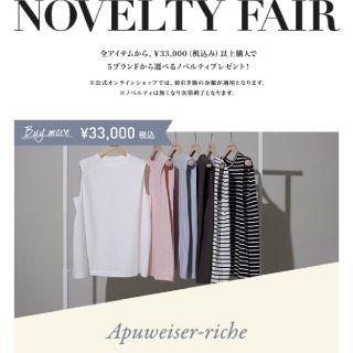 アプワイザーリッシェ(Apuweiser-riche)のアプワイザーリッシェ ノベルティ(カットソー(半袖/袖なし))