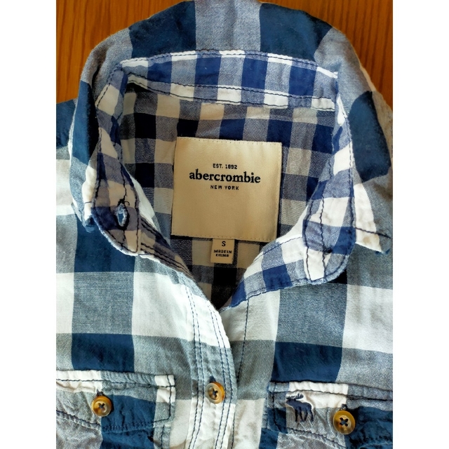 Abercrombie&Fitch(アバクロンビーアンドフィッチ)のAbercrombie チェックカッターシャツ メンズのトップス(シャツ)の商品写真