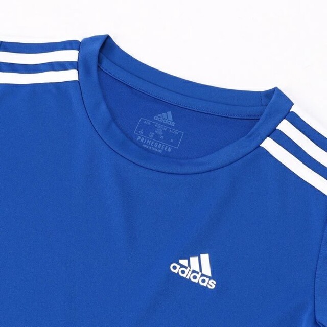 adidas(アディダス)の140 アディダス 子ども 上下セット 半袖 Tシャツ ハーフパンツ サッカー キッズ/ベビー/マタニティのキッズ服男の子用(90cm~)(Tシャツ/カットソー)の商品写真