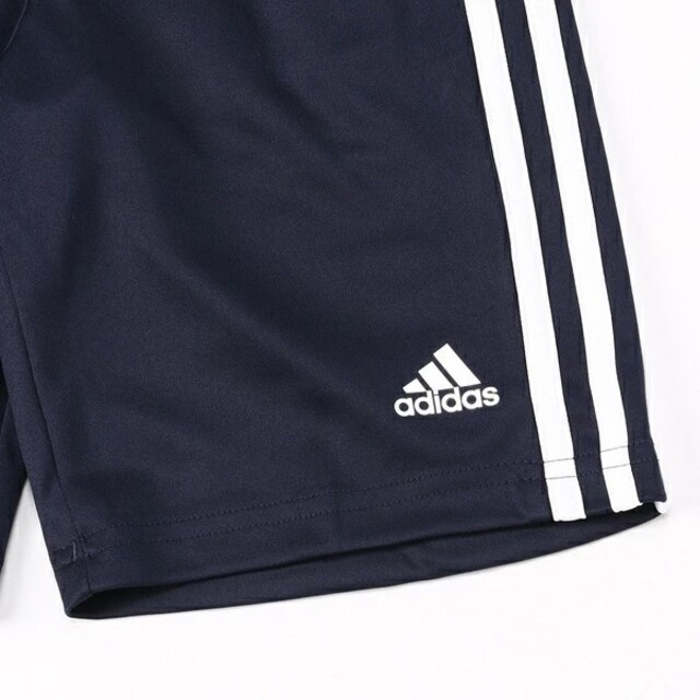 adidas(アディダス)の140 アディダス 子ども 上下セット 半袖 Tシャツ ハーフパンツ サッカー キッズ/ベビー/マタニティのキッズ服男の子用(90cm~)(Tシャツ/カットソー)の商品写真