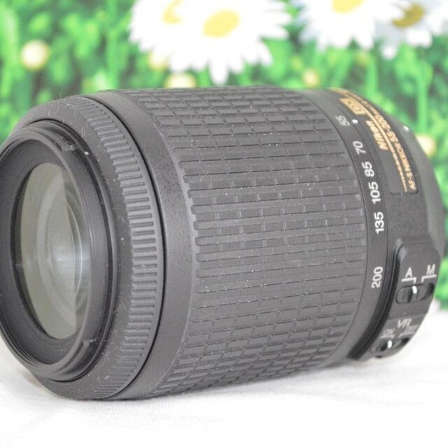 ★ニコンNikon55-200mm★望遠ズームレンズ★手ぶれ補正★