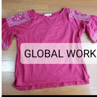 グローバルワーク(GLOBAL WORK)のGLOBAL WORK トップス(Tシャツ(半袖/袖なし))