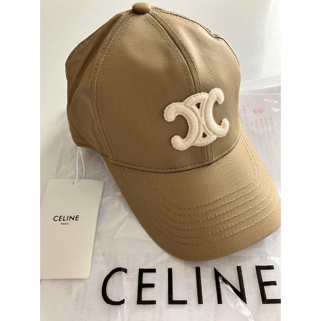 CELINE コットン ベースボール キャップ