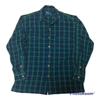 詰替え POLO ポロ ラルフローレン 半袖 オープンカラー シャツ M