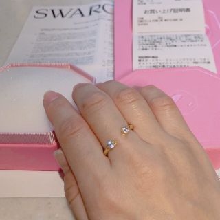 スワロフスキー(SWAROVSKI)のスワロフスキー　リング　16号☆試着のみ☆2023/5購入正規品☆(リング(指輪))