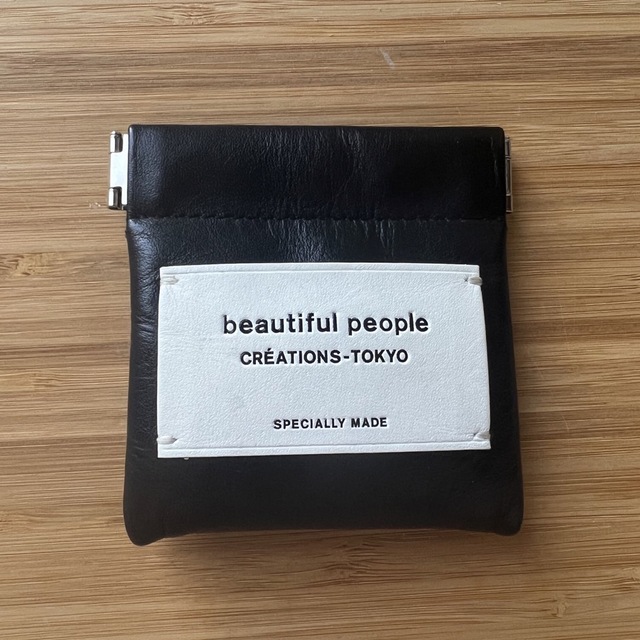 beautiful people(ビューティフルピープル)のbeautiful people レザー スモールケース　ブラック レディースのファッション小物(コインケース)の商品写真