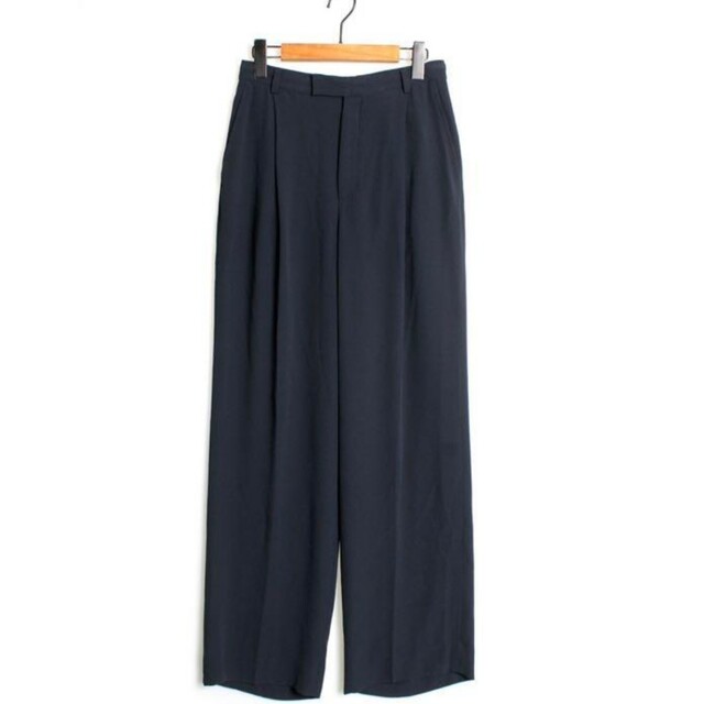 6 (ROKU)(ロク)の＜6(ROKU)＞GEORGETTE HIGH WAIST PANTS レディースのパンツ(カジュアルパンツ)の商品写真