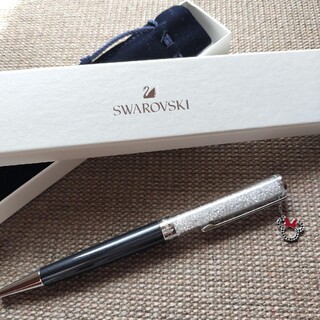 スワロフスキー(SWAROVSKI)のスワロフスキー　ボールペン　ディズニーチャーム付き(ペン/マーカー)