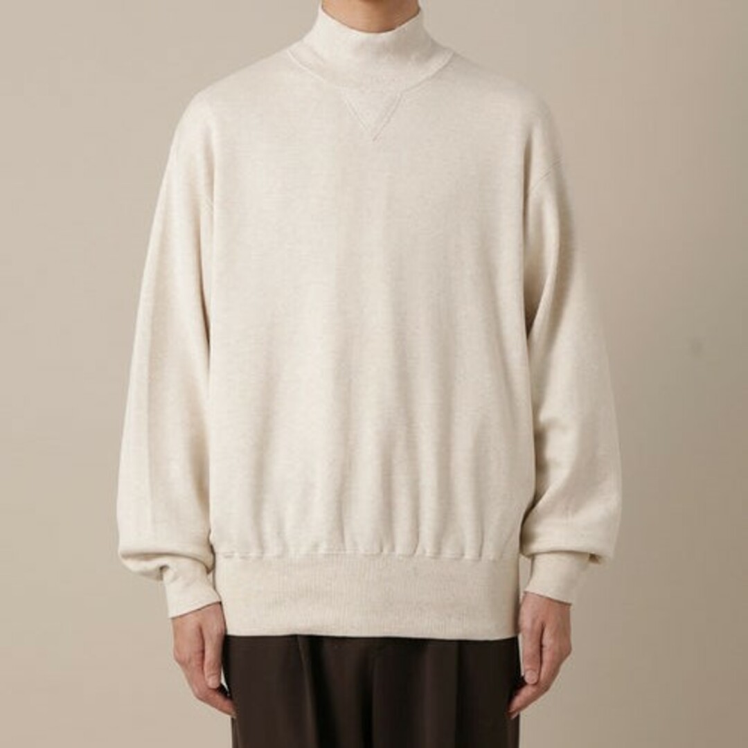 Cotton HighNeck Blouson 生成り