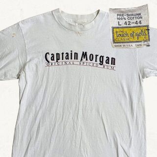 JMH 90s USA製 CAPTAIN MORGAN　キャプテンモーガン　T(Tシャツ/カットソー(半袖/袖なし))