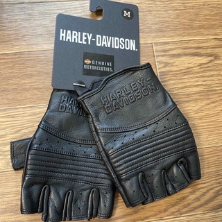 ハーレーダビッドソン(Harley Davidson)の新品　ハーレーダビッドソン　Oakbrook指なしレザーグローブ　値引✖︎(装備/装具)
