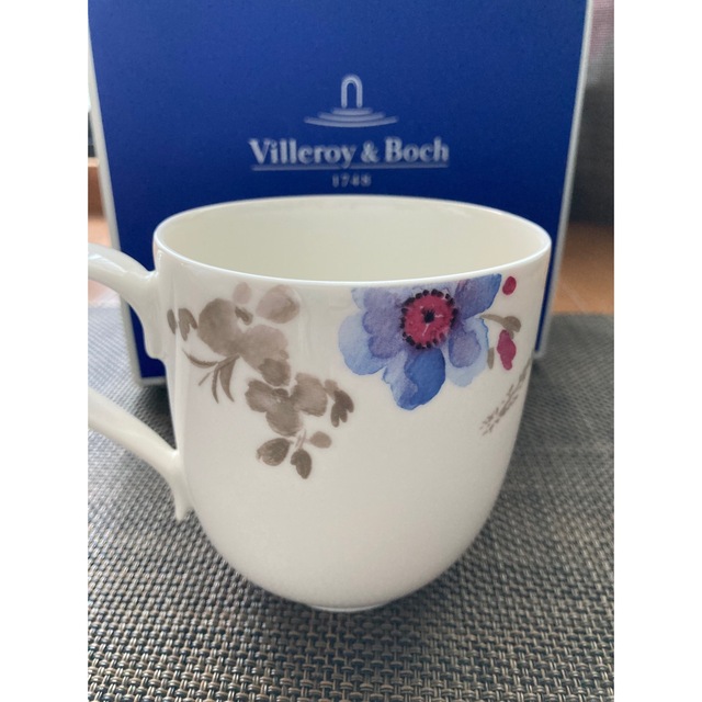 ビレロイ&ボッホ(ビレロイアンドボッホ)のビレロイ＆ボッホ Villeroy&Bochマグカップ マリフルール グリ インテリア/住まい/日用品のキッチン/食器(食器)の商品写真