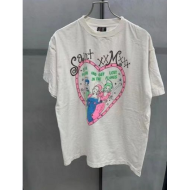 セントマイケル 21AW HEART TEE ハートプリントTシャツ M - Tシャツ ...