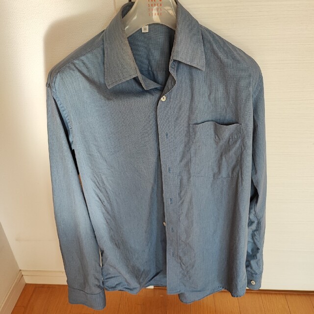 UNIQLO(ユニクロ)のユニクロ シャツ(M) ブルー メンズのトップス(シャツ)の商品写真