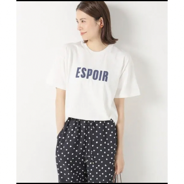 IENA(イエナ)のIENA ESPOIR Tシャツ◆ロゴTシャツ メンズのトップス(Tシャツ/カットソー(半袖/袖なし))の商品写真