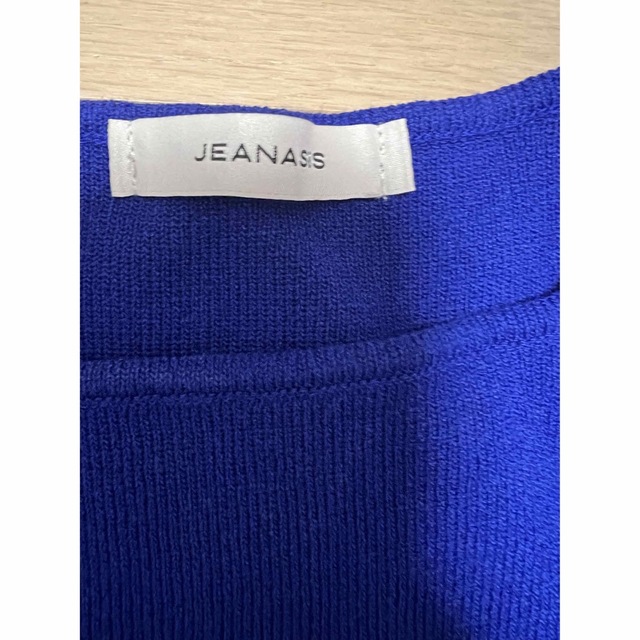 JEANASIS(ジーナシス)のノースリーブ　ブルー　スクエア　青 レディースのトップス(タンクトップ)の商品写真