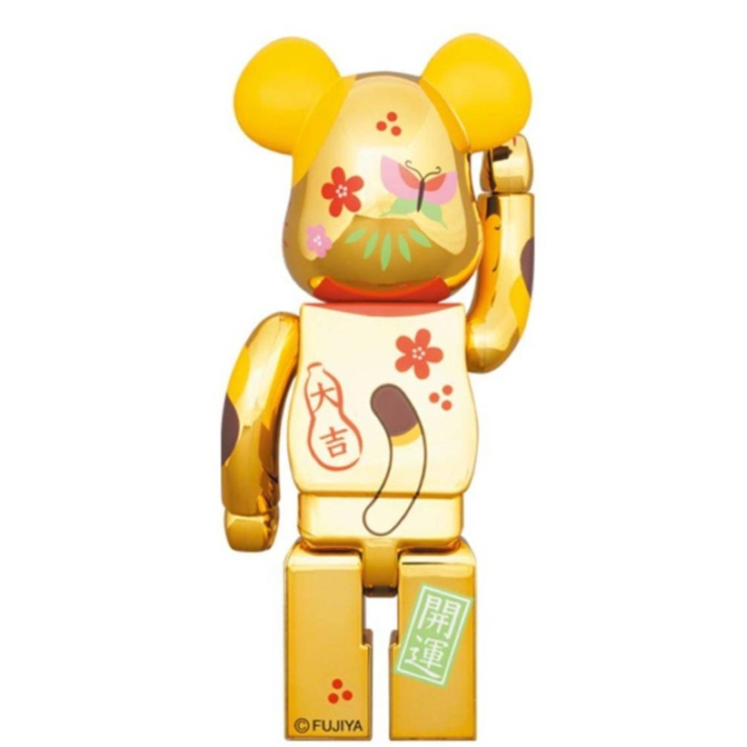 BE＠RBRICK 招き猫 ペコちゃん 金運 金メッキ 100% & 400%