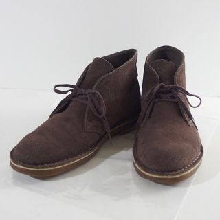 クラークス(Clarks)のメンズ　●クラークス　デザートブーツ　２７～２７.５●　ダークブラウン　匿名配送(ブーツ)