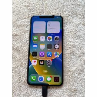 アップル(Apple)のiPhone xs max 64ギガ SIMフリー ゴールド美品(スマートフォン本体)