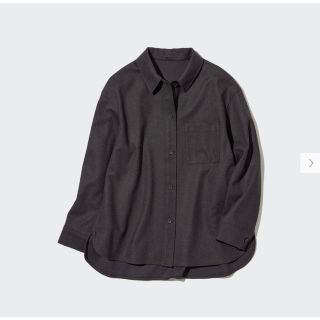 ユニクロ(UNIQLO)のユニクロ　ブラッシュドジャージーシャツジャケット (シャツ/ブラウス(長袖/七分))