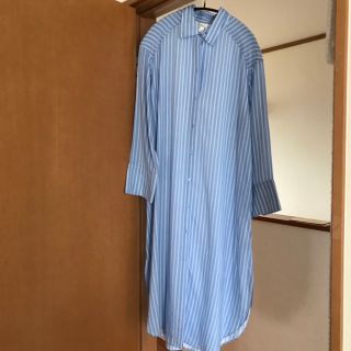 エイチアンドエム(H&M)の【最終値下げ】H&M    ワンピース　シャツワンピース(ロングワンピース/マキシワンピース)