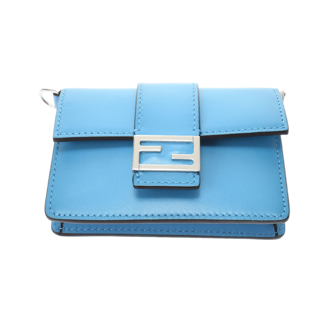 未使用品 フェンディ FENDI 7M0311 レディース ショルダーバッグ ブルー /シルバー金具 カーフ 【お年玉セール特価】 34976円引き ショルダーバッグ レディース 新品 未使用品