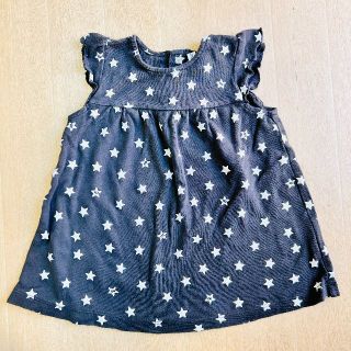 ベベ(BeBe)の80 ベビー服　ワンピース　bebe 星　星柄(ワンピース)