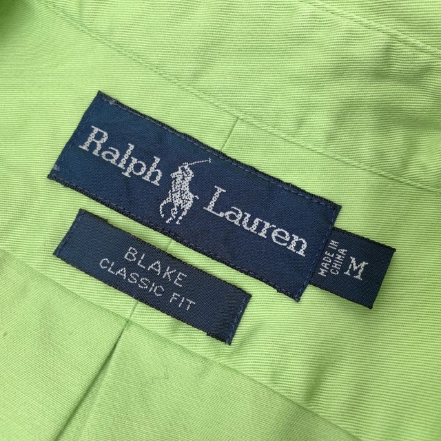 Ralph Lauren(ラルフローレン)のラルフローレン 90s ツイル チノ カスタム ショート 半袖 BD シャツ レディースのトップス(シャツ/ブラウス(半袖/袖なし))の商品写真