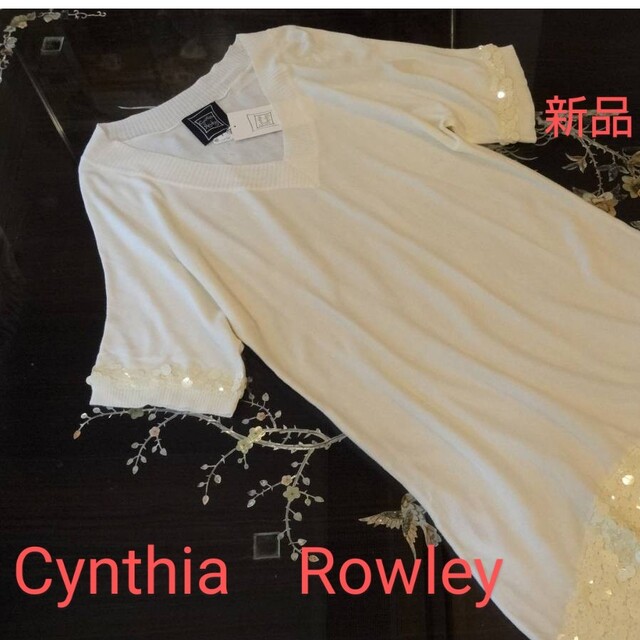 Cynthia Rowley(シンシアローリー)のシンシアローリー　ワンピース　24,150円　コットン　新品　スパンコール レディースのワンピース(ミニワンピース)の商品写真