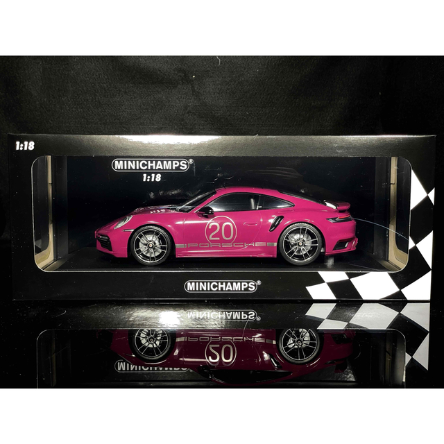 ミニチャンプス 1/18 ポルシェ 911 ターボS 限定504 新しい ...