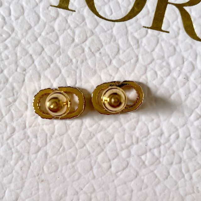 正規品 DIOR CLAIR D LUNE ピアス ラインストーン ゴールド | web
