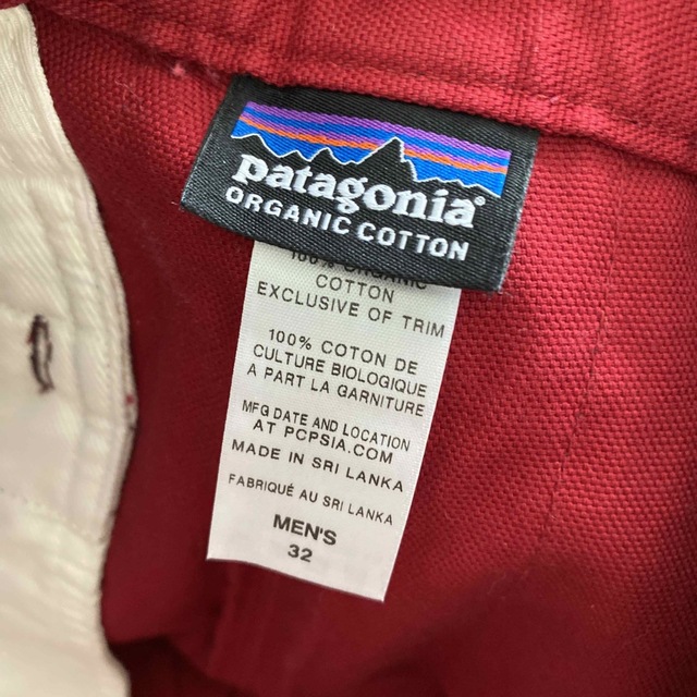 patagonia(パタゴニア)のパタゴニア　ハーフパンツ　短パン　ワインレッド　サイズ32 メンズのパンツ(ショートパンツ)の商品写真