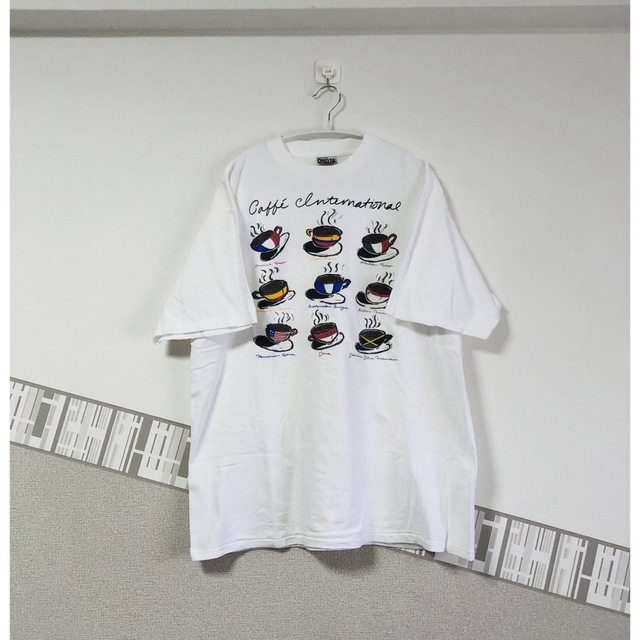 ONEITA(オニータ)のUSA製　コーヒー　Tシャツ　アート メンズのトップス(Tシャツ/カットソー(半袖/袖なし))の商品写真