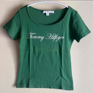 トミーヒルフィガー(TOMMY HILFIGER)のTOMMY HILFIGER トミーヒィルフィガー Tシャツ グリーン(Tシャツ(半袖/袖なし))