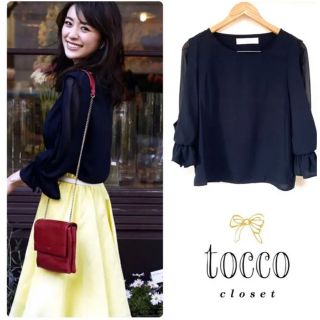 トッコクローゼット(TOCCO closet)のトップス(tocco)(シャツ/ブラウス(長袖/七分))