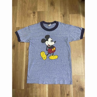 Disney - 【美品】80's USA製 リンガーネック ミッキー Tシャツの ...