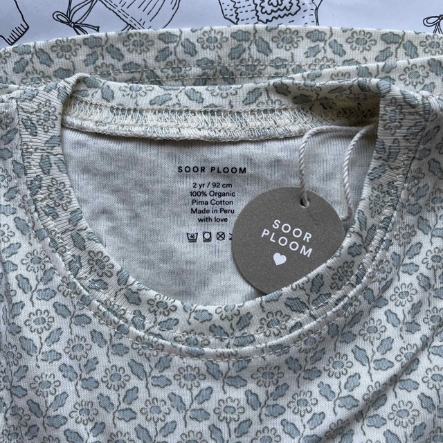 SOOR PLOOM(ソーアプルーム)のsoorploom Dunes Dress, Stencil Print キッズ/ベビー/マタニティのキッズ服女の子用(90cm~)(ワンピース)の商品写真